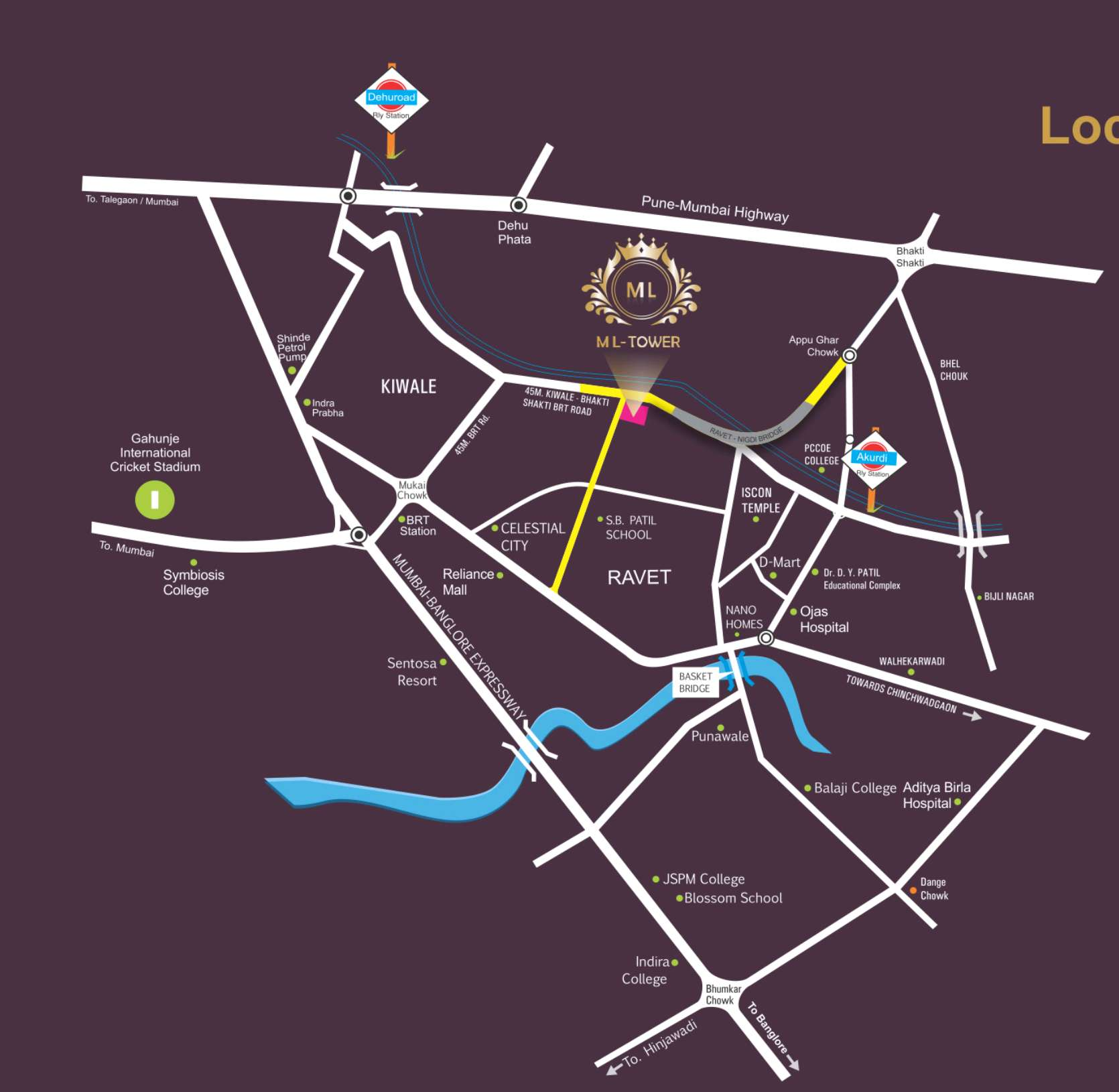 ML Tower Location Map